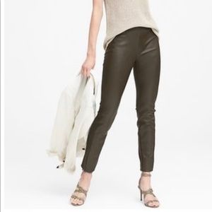 Banana Republic Faux Leather Leggings